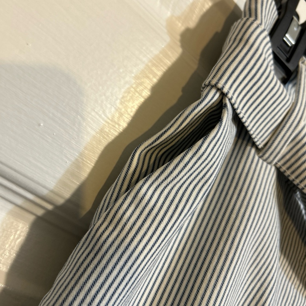NWT Jules & Leopold Blue White Striped Belted Pull-On Capri Length Pants Size XS - Picture 6 of 10